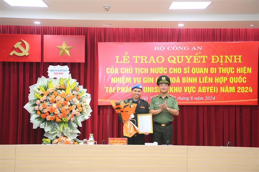 Vietnamese police officer assigned to join UN peacekeeping force